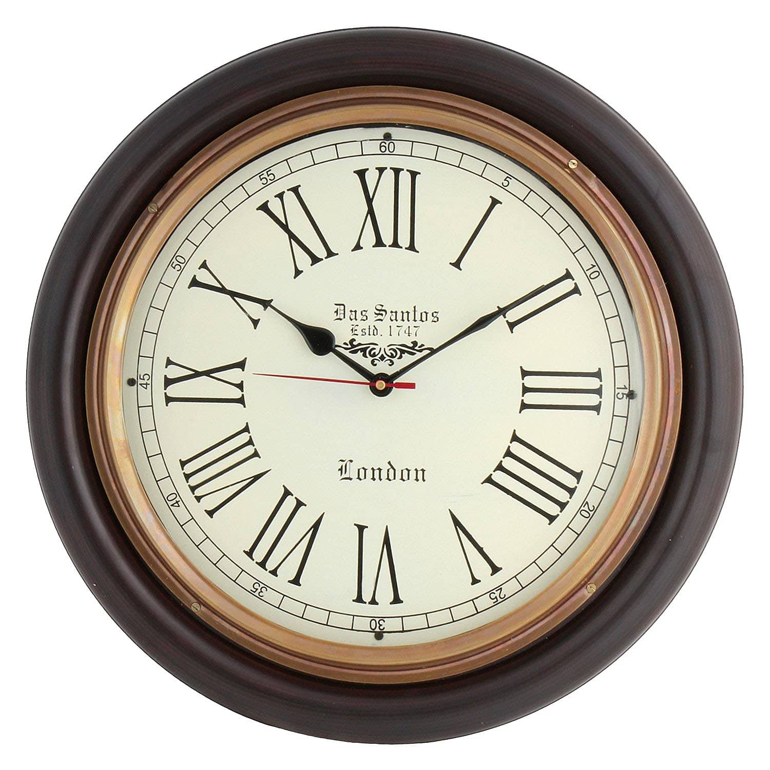 Wood Silent 16 Inch Wall Clock