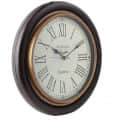 Wood Silent 16 Inch Wall Clock - top_view