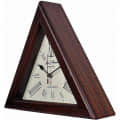 Wooden Designer Big Wall Clock (Brown, 12 Inches) - front_view