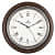 Antique Wooden Wall Clock Natural Pine 12 Inch - photo