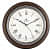 Antique Wooden Wall Clock Natural Pine 12 Inch - front_view