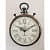 Wooden Wall Clock Handmade Vintage Style Art - front_view