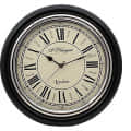 Wall Clock Wooden Antique (Size 16 Inch) - photo