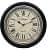 Wall Clock Wooden Antique (Size 16 Inch) - photo