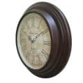 Wall Clock Wooden Antique (Size 16 Inch) - left_view