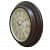 Wall Clock Wooden Antique (Size 16 Inch) - left_view