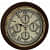Time Wall Clock Brass Clock (16 inch) - front_view