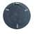 Wall Clock Wooden Antique Wood Carving Home Decor 6" - rear_view