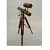 Victorian London 14" Brass Telescope on Tripode Stand Antique - front_view
