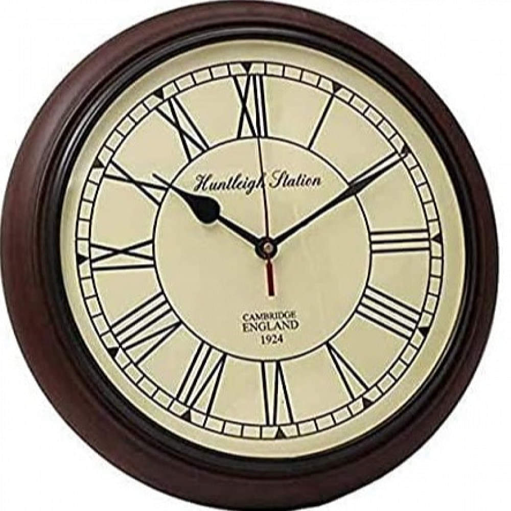 12 inch Wall Clock Wooden for Home & Office - photo