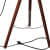 Light Stand  Nautical Floor Lamp Spotlight Wooden Tripod Stand - bottom_view