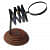 Antique Style Solid Brass Magnifying Lens Glass with Zigzag Stand - photo