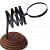 Antique Style Solid Brass Magnifying Lens Glass with Zigzag Stand - left_view