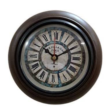 Wood Carving Wooden Wall Clock