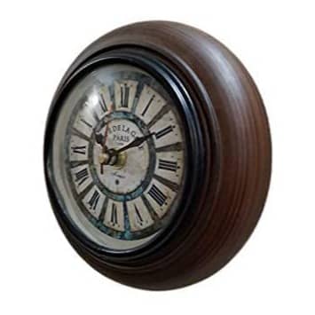 Wood Carving Wooden Wall Clock