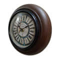 Wood Carving Wooden Wall Clock - front_view