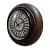 Wood Carving Wooden Wall Clock - front_view