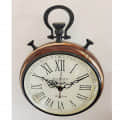 Wooden Wall Clock Handmade Clock Vintage Style Art - rear_view