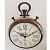 Wooden Wall Clock Handmade Clock Vintage Style Art - rear_view