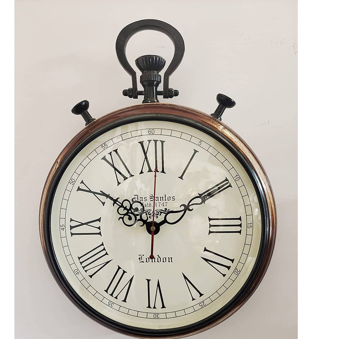 Wooden Wall Clock Handmade Clock Vintage Style Art