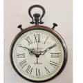 Wooden Wall Clock Handmade Clock Vintage Style Art - right_view