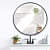 Aaina HD Silver Round Decorative Hanging Wall Mirror (Medium 16") - front_view