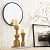 Aaina HD Silver Round Decorative Hanging Wall Mirror (Small 12") - top_view
