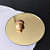 Aaina Gold Round Decorative Hanging Wall Mirror (Medium 12") - photo