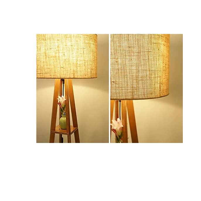 Wooden Floor Lamp Pack of 1 - top_view