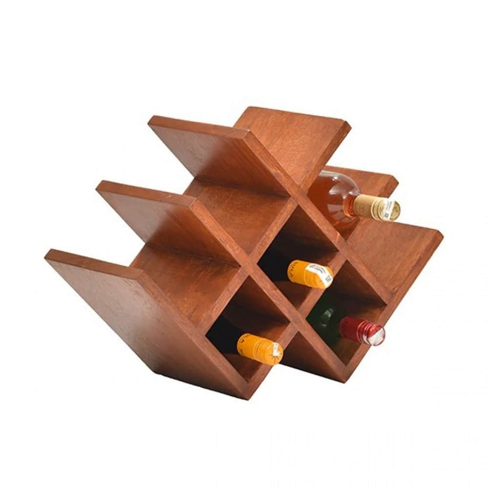Wooden Wine Holder - photo