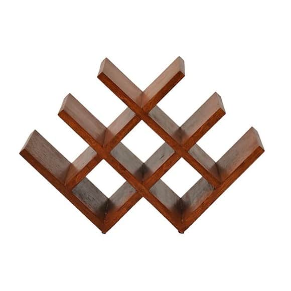 Wooden Wine Holder - rear_view