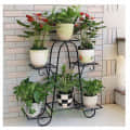 Derby Six Tier Plant Stand (Black) - photo
