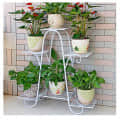 Flower Pot Stand white Plant Container Set - photo