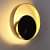 Brighton Metallic Circle Wall Light - front_view