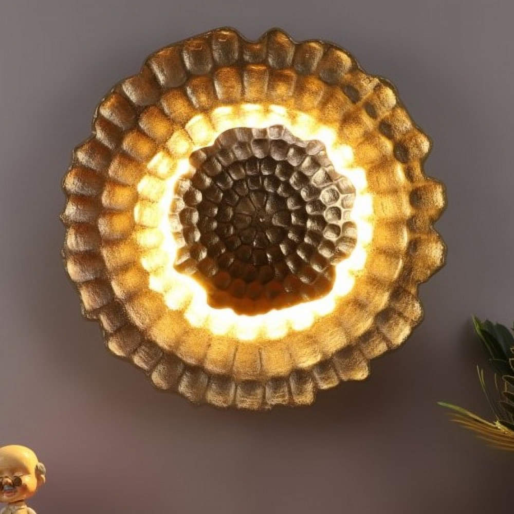 Birmingham Golden Metal Indoor wall light - photo