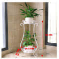 Flower Pot Stand (Planter Style, White) - front_view