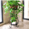Sebastian Metal Plant Stand (Black) - top_view