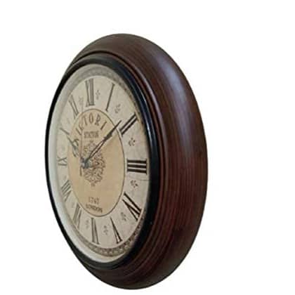 Wall Clock Wooden Antique Clock Size 10 Inches