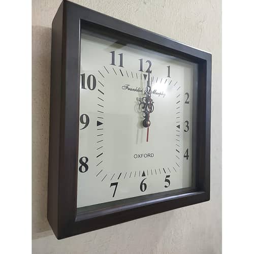 Wall Clock Wooden Antique Clock Wood Carving Wooden Wall Clock for Home Decor