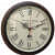 12" Wall Clock Roman Number Wooden Antique - photo