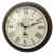12" Wall Clock Roman Number Wooden Antique - front_view