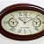 Antique Style Brass Wooden Wall Clock World Time Wall Clock Nautical Gift and Home Décor . - top_view