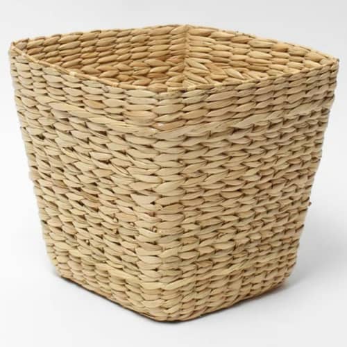 Kauna Grass Square Planter Natural Jute