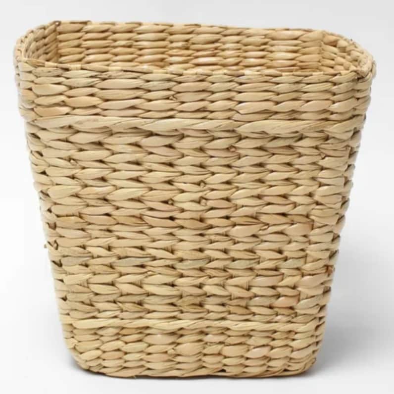 Kauna Grass Square Planter Natural Jute - front_view