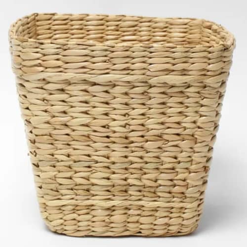 Kauna Grass Square Planter Natural Jute