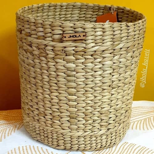 Kauna Grass Round Planter