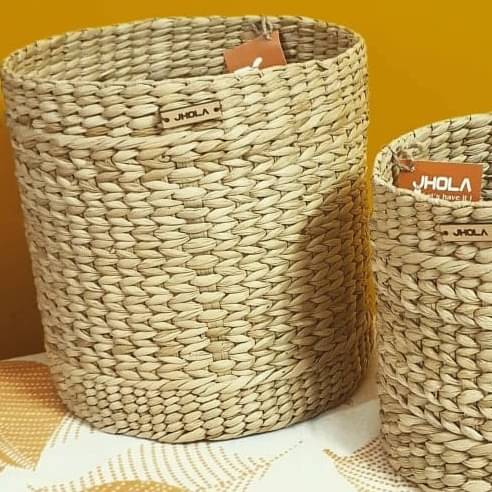 Kauna Grass Round Planter