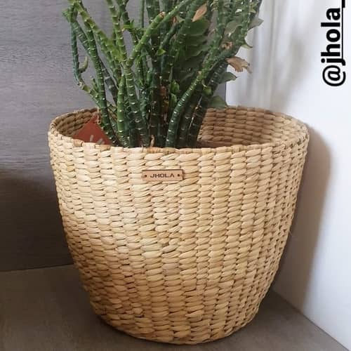 Oval Shape made of Kauna Grass Planter