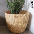 Oval Shape made of Kauna Grass Planter - front_view