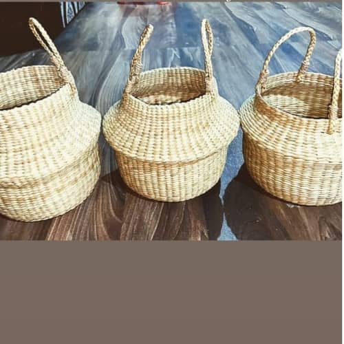 Bella Planter made of Kauna Grass